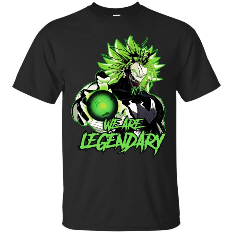 Broly Venom Wir Sind Legendäres Shirt | Dbz T-Shirt Gift Spinnenmann Drachenkugel Dragon Ball Z Drachenball Saiyajin von TeemMeme