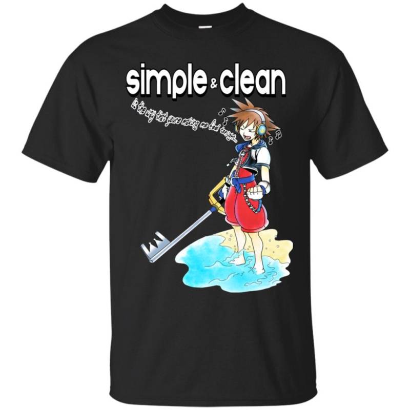 Einfaches Und Sauberes Kingdom Hearts Shirt | Videospiel Königreich Herzen Sora T-Shirt Farbe Von Dir Selbst Jpop Schlüsselblatt Kh Kh3 von TeemMeme