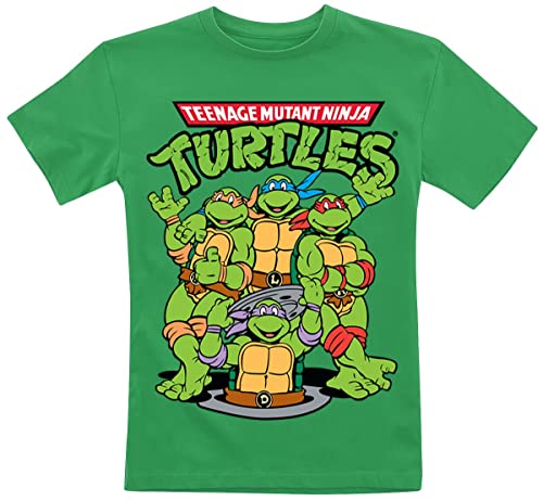 Teenage Mutant Ninja Turtles Group Unisex T-Shirt grün 122/128 von Teenage Mutant Ninja Turtles