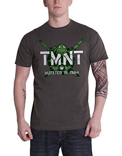 Teenage Mutant Ninja Turtles Herren ZOR-HYB-MT-NIC-1-TMNT013-H54-17-M T-Shirt, Dark Grey, M von Teenage Mutant Ninja Turtles