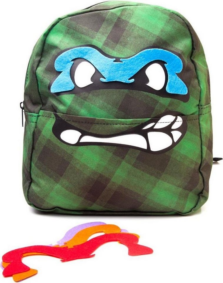 Teenage Mutant Ninja Turtles Kinderrucksack Rucksack Jungen + Mädchen Kinderrucksack mit Masken von Teenage Mutant Ninja Turtles