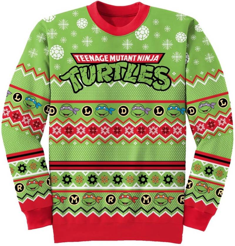 Teenage Mutant Ninja Turtles Rundhalspullover Ldrm Repeat Jumper von Teenage Mutant Ninja Turtles