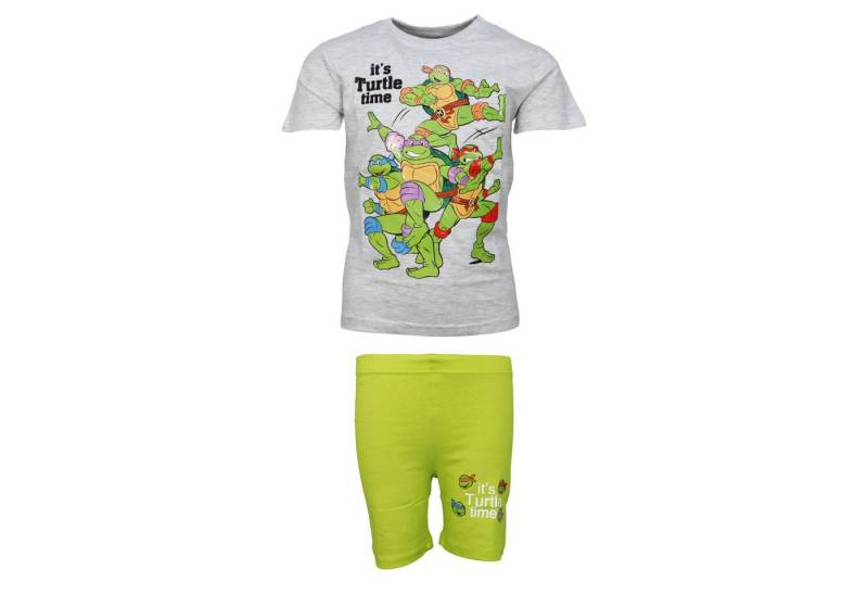 Teenage Mutant Ninja Turtles Schlafanzug Teenage Mutant Ninja Turtles Kinder Jungen kurzarm Pyjama Gr. 104 bis 134 von Teenage Mutant Ninja Turtles