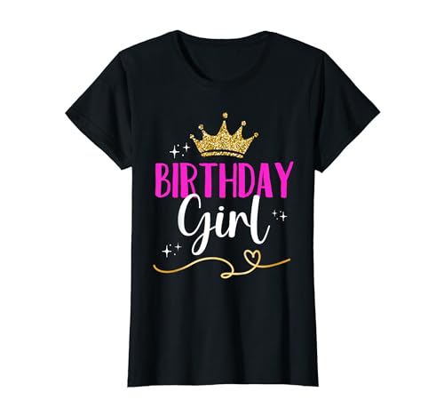 Birthday queen Birthday Princess Its my Birthday Girl T-Shirt von Teenager Geburtstag Schriftzug by mintas