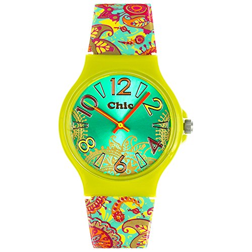 Teenie-Weenie Chic Watches Damen-Armbanduhr Kunststoffband türkis UC012 Teenie-Weenie Chic Watches Damen-Armbanduhr Kunststoffband türkis UC012 von Teenie-Weenie Chic Watches