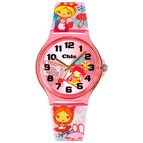 Teenie-Weenie Chic Watches UC032 Armbanduhr, Kunststoffarmband, Rosa Teenie-Weenie Chic Watches UC032 Armbanduhr, Kunststoffarmband, Rosa von Teenie-Weenie Chic Watches