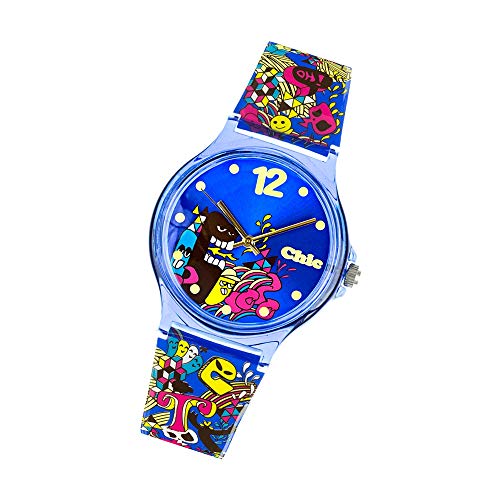 Teenie Weenie Mädchen-Armbanduhr Analog Quarz Plastik VUC007 von Teenie Weenie
