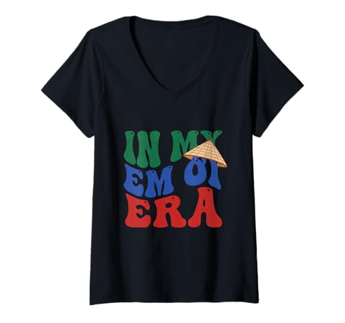 Damen IN MEINER Hem-OI-ÄRA T-Shirt mit V-Ausschnitt Damen IN MEINER Hem-OI-ÄRA T-Shirt mit V-Ausschnitt von Tees Pho You