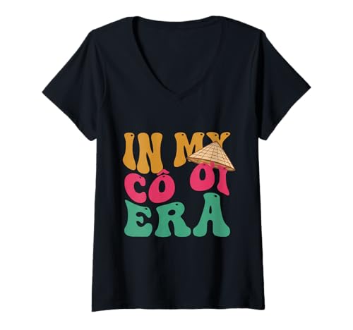 Damen IN MEINER ÖKO-ÖL-ÄRA T-Shirt mit V-Ausschnitt Damen IN MEINER ÖKO-ÖL-ÄRA T-Shirt mit V-Ausschnitt von Tees Pho You