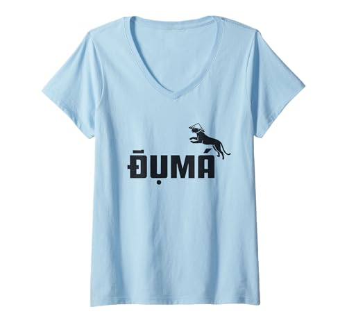 Damen Lustiges vietnamesisches DU MA T-Shirt mit V-Ausschnitt Damen Lustiges vietnamesisches DU MA T-Shirt mit V-Ausschnitt von Tees Pho You