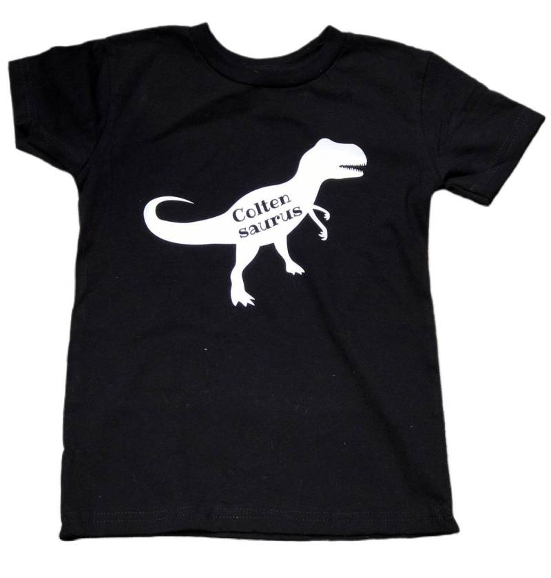 Dinosaurier Shirt/Personalisierte Name T-Rex Monogramm Vinyl Kinder von TeesbyTCH