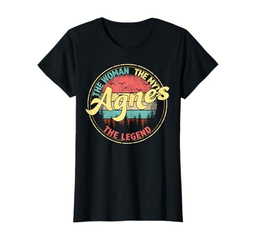 Agnes Woman Myth Legend Personalisierter Frauenname T-Shirt Agnes Woman Myth Legend Personalisierter Frauenname T-Shirt von Teeschase: Get More Custom Name Apparel
