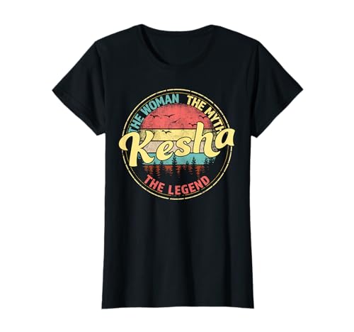 Personalisierter Frauenname „Kesha Woman Myth Legend“ T-Shirt Personalisierter Frauenname „Kesha Woman Myth Legend“ T-Shirt von Teeschase: Get More Custom Name Apparel