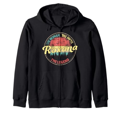 Roxana The Woman The Myth The Legend Personalisierter Name Kapuzenjacke Roxana The Woman The Myth The Legend Personalisierter Name Kapuzenjacke von Teeschase: Get More Custom Name Apparel