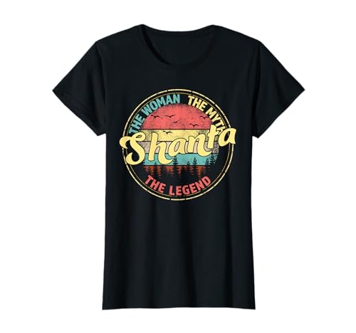 Shanta Woman Myth Legend Personalisierter Frauenname T-Shirt Shanta Woman Myth Legend Personalisierter Frauenname T-Shirt von Teeschase: Get More Custom Name Apparel