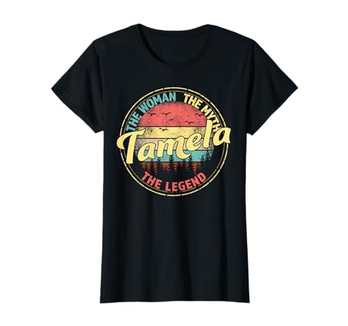Tamela Woman Myth Legend Personalisierter Frauenname T-Shirt Tamela Woman Myth Legend Personalisierter Frauenname T-Shirt von Teeschase: Get More Custom Name Apparel