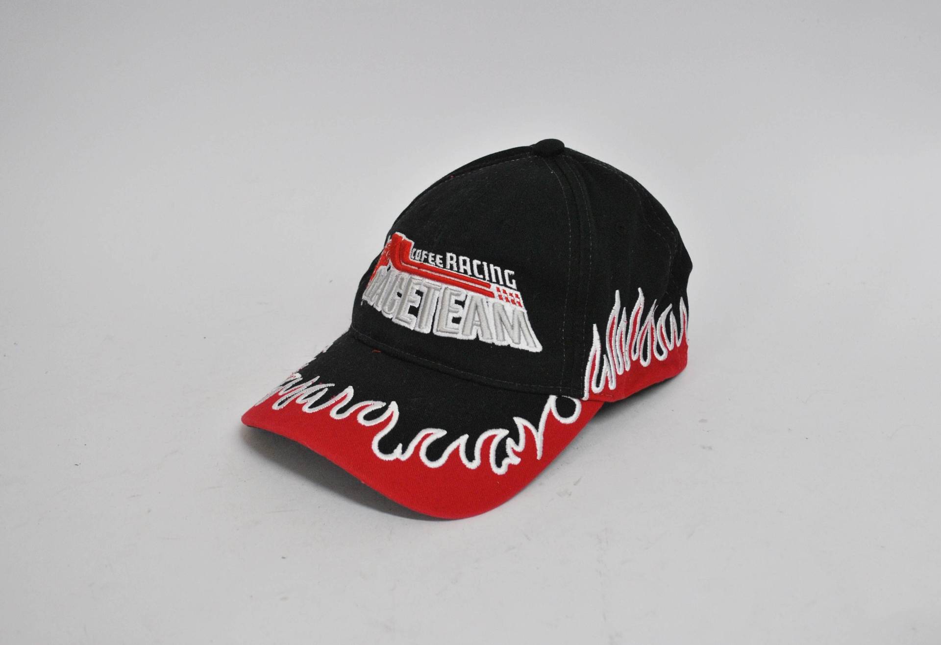 Flammen Trägerhut Trucker Hut Baseballmütze Netzhut Hip Hop Flache Krempe Mütze Sonnenartikel Schwarz Hut Vintage Geschenk Für Jungs von Teever