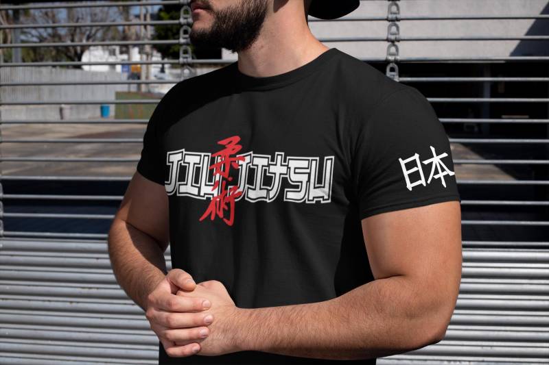 T-Shirt Jiu Jitsu Jiujitsu Japan Mma Karate Kampf Weiß T-Shirt Jiu Jitsu Jiujitsu Japan Mma Karate Kampf Weiß von TeezoneBG