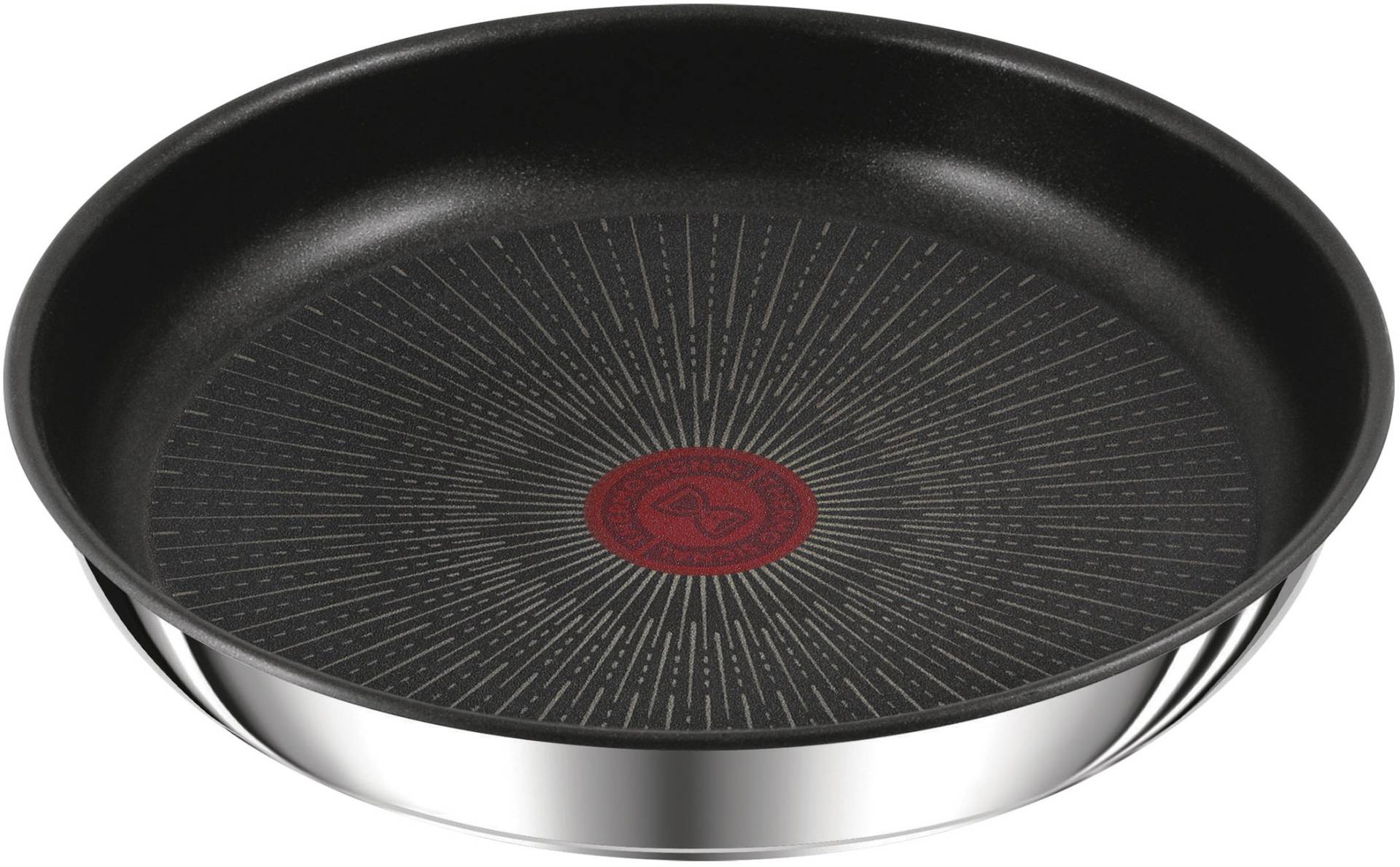 Tefal Bratpfanne "Ingenio Preference" Edelstahl 1 Stk. tlg. stapelbar, Antihaftversiegelung, Thermo-Signal, 18/10-Edelstahl von Tefal
