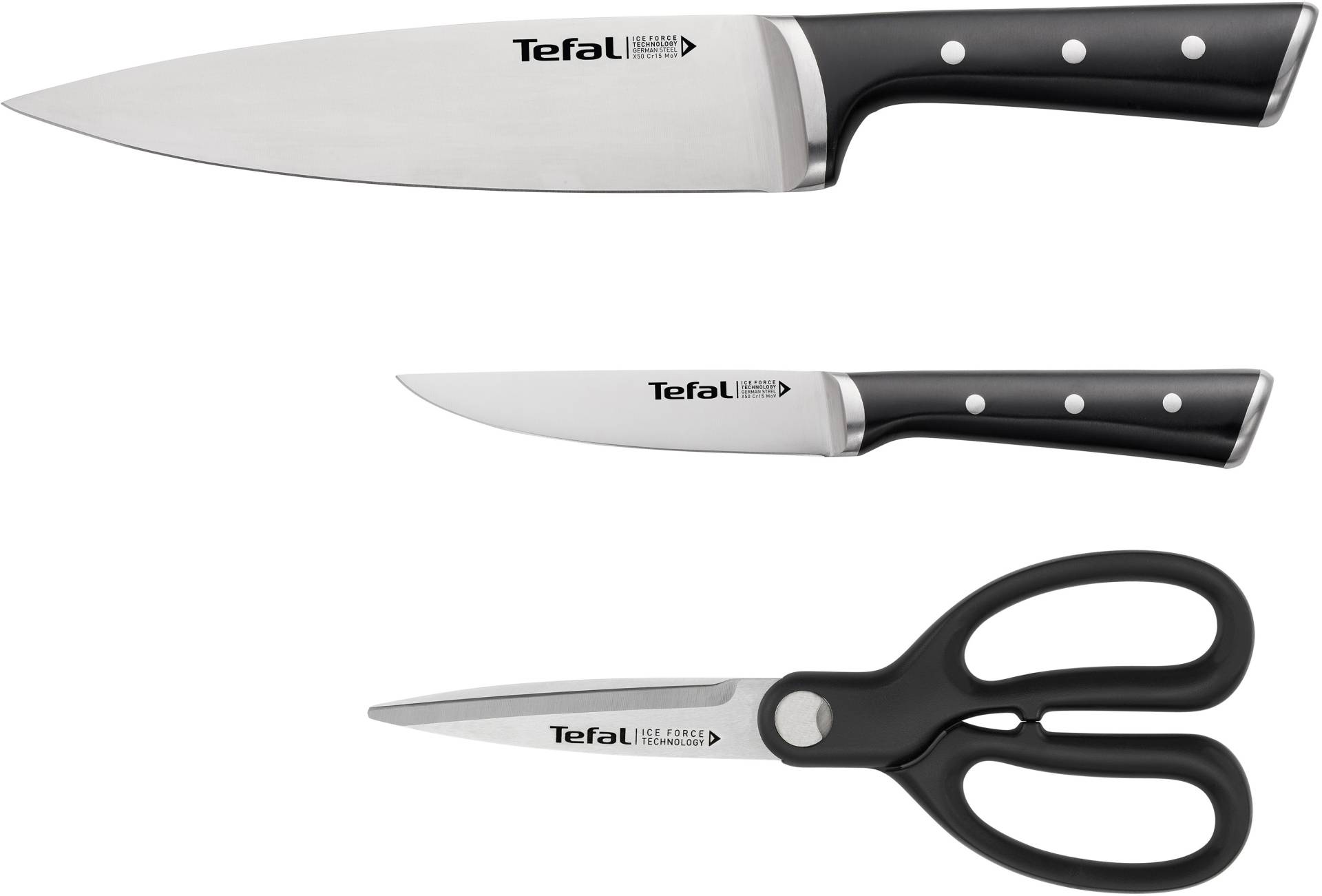 Tefal Messer-Set "K232S355 Ice Force", (Set, 3 tlg.) von Tefal