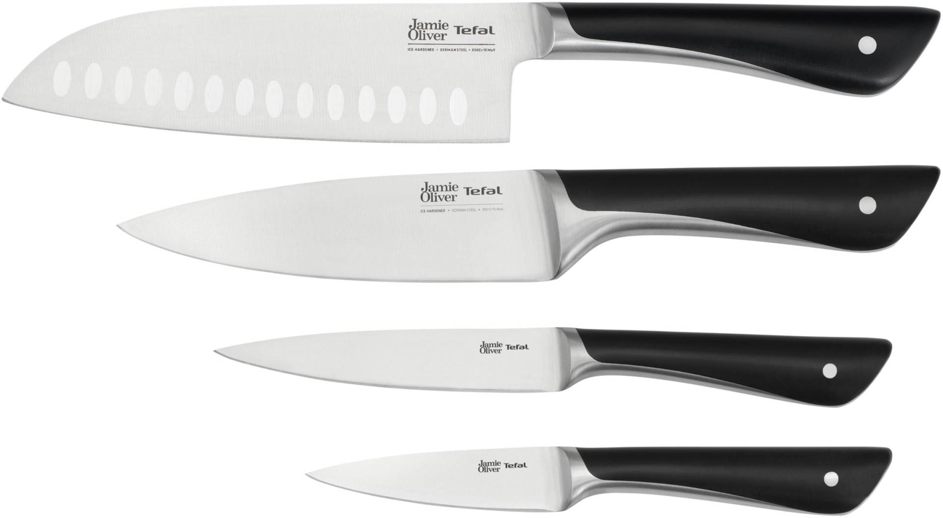 Tefal Messer-Set "K267S4 Jamie Oliver" hohe Leistung, unverwechselbares Design, widerstandsfähig/langlebig von Tefal