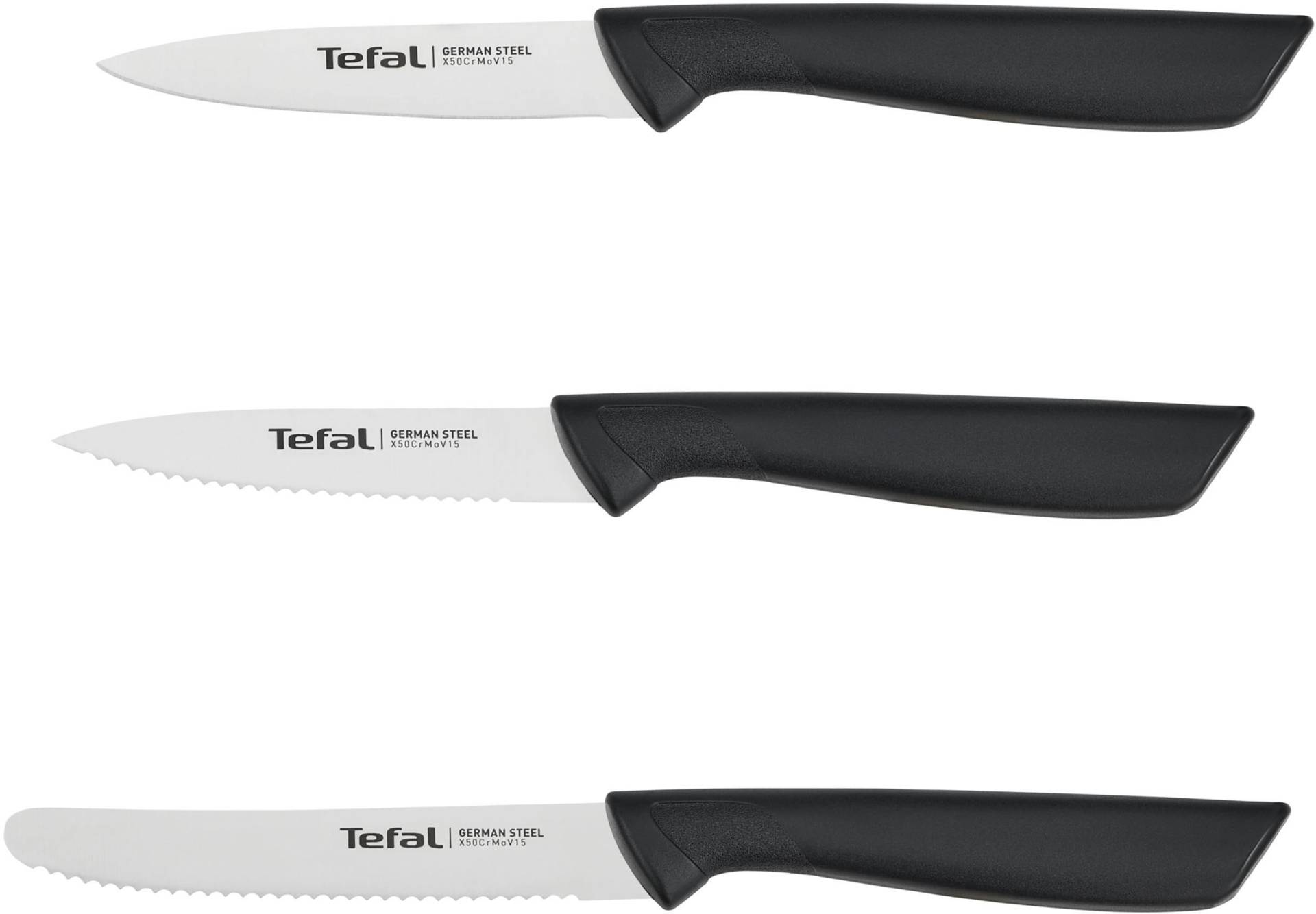 Tefal Messer-Set "K2733S Colorfood", (Set, 3 tlg.) von Tefal