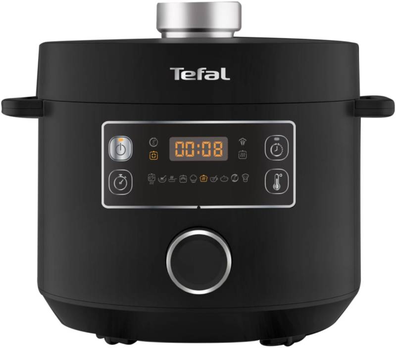 Tefal Multikocher "Turbo Cuisine inkl. Dampfgareinsatz, Messbecher, Reislöffel und Kelle" elektr. Schnellkochtopf, 10 aut. Programme, 1-Knopf-Bedienung, CY7548 Tefal Multikocher "Turbo Cuisine inkl. Dampfgareinsatz, Messbecher, Reislöffel und Kelle" elektr. Schnellkochtopf, 10 aut. Programme, 1-Knopf-Bedienung, CY7548 von Tefal