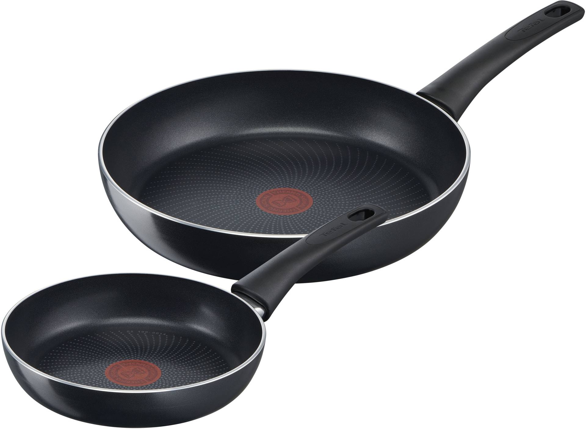 Tefal Pfannen-Set "Generous Cook" Aluminium Set, je 1 Pfanne Ø 20/28 cm, H: 4,5/5 cm, 2 Stk. tlg. Antihaftversiegelung, Thermo-Signal, tief, alle Herdarten, Induktion von Tefal