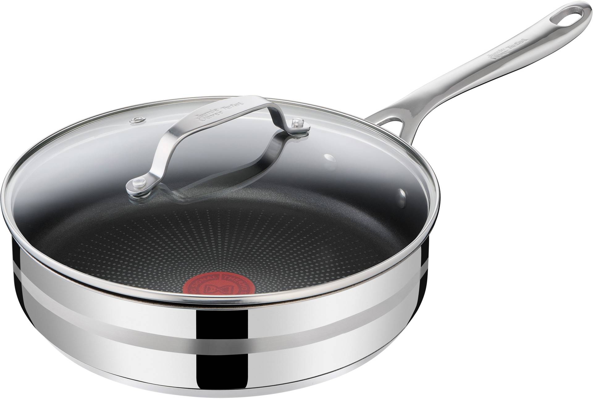 Tefal Schmorpfanne "Jamie Oliver Cook Smart, Ø 25 cm, Pfanne Induktion, Thermo-Signal" Edelstahl 1 Stk. tlg. Antihaftversiegelung, geeignet für alle Herdarten, E31033 von Tefal
