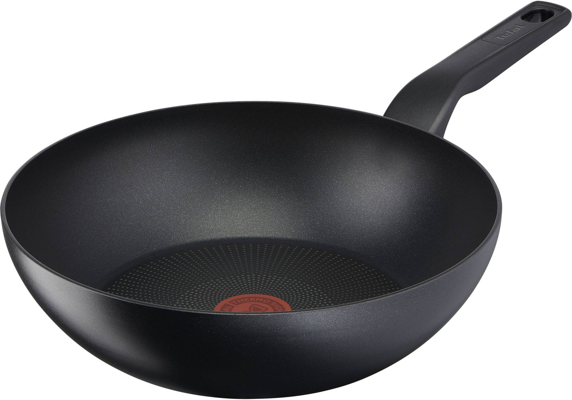 Tefal Wok "Titanium Force Wok-Pfanne, Induktion, Ø 28 cm" Aluminium extra haltbare Antihaft-Beschichtung, Thermo Signal, tiefe Form von Tefal