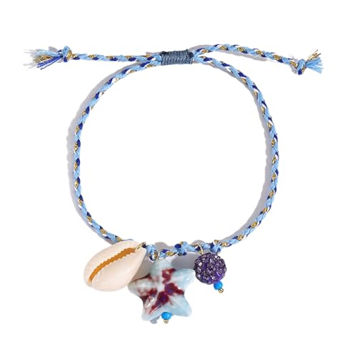 Tefexer Sea Series Muschel Seestern Halskette Verstellbare Keramik Böhmische Muschelperlen Halskette Ornamente High-End Tefexer Sea Series Muschel Seestern Halskette Verstellbare Keramik Böhmische Muschelperlen Halskette Ornamente High-End von Tefexer