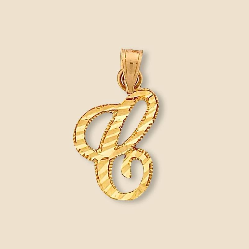 14K Gold Initial C Anhänger | Zierlicher Personalisierter Buchstabenanhänger Echtes Geschenk Für Sie Jeden Tag Halskette Feiner Schmuck Von von TehraniJewelry