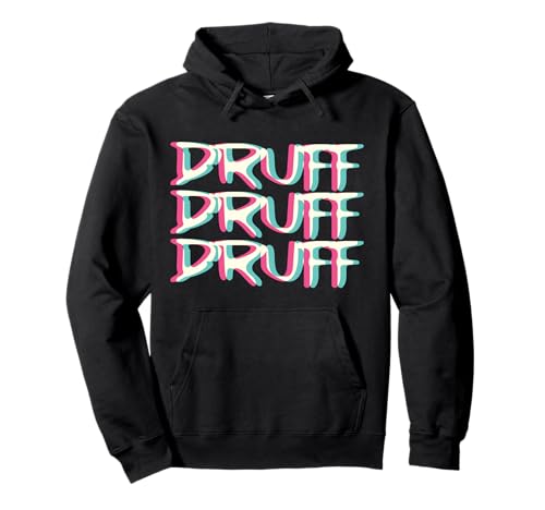 Druff Druffi Techno Trippy EDM | Festival Hardcore Hardtekk Pullover Hoodie Druff Druffi Techno Trippy EDM | Festival Hardcore Hardtekk Pullover Hoodie von Tekk Rawstyle Glitch Party Outfit Raver | Geschenk