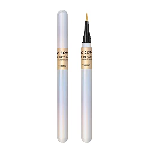 Flüssige Eyeliner,Wasserfester Flüssig-Eyeliner mit feiner Spitze - Hochpigmentierte, schnell trocknende, wasserfeste Eyeliner für Damen-Make-up zeigen Halloween alle Augenformen Teksome von Teksome