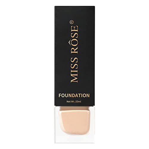 Flüssiges Foundation-Make-up | 33 ml Gesichts-Make-up für normale und trockene Haut | Oil Control 24HR, wasserfeste Concealer Foundation verbessert ungleichmäßigen Hautton Teksome von Teksome