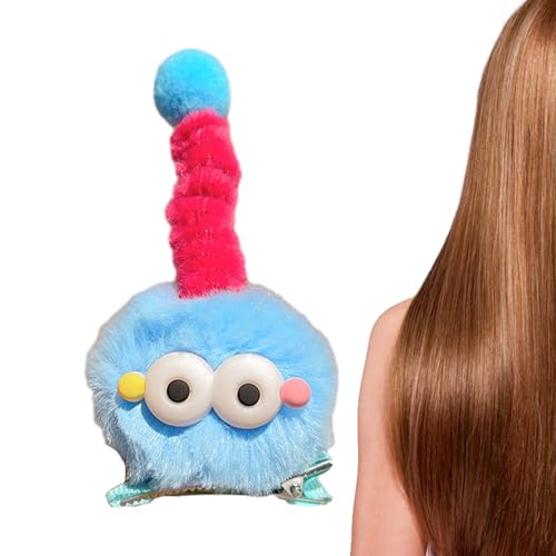 Haarspangen für Mädchen - Cartoon Plüschpuppe Entenschnabel Clip,Kawaii-Haarschmuck mit Entenschnabel-Clip, multifunktionale, bequeme, dekorative Haardekoration für Kostümpartys Teksome von Teksome