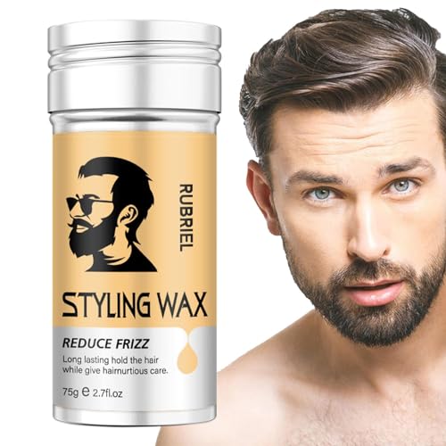 Herren-Haarwachs, glättender Pomade-Stick für kein krauses Haar, kompaktes Styling-Wachs, ordentliche und ordentliche Haarpflegeprodukte für Zuhause, Reisen, Arbeit, Sammeln, Dating Teksome von Teksome