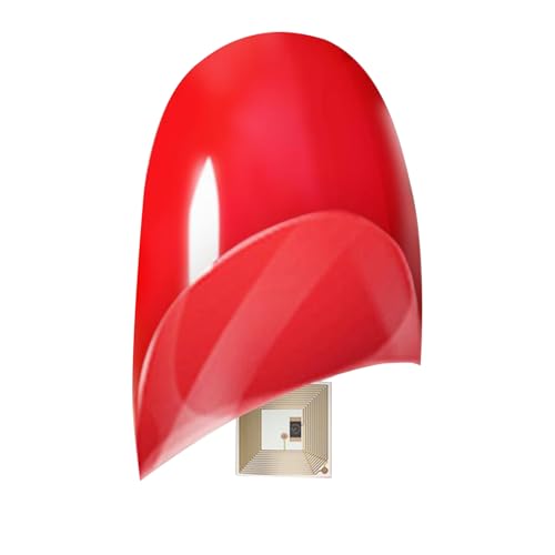 Intelligente Nageldesign Sticker,Intelligentes Nageldesign | Chips Flexibel Weiche Abziehbilder Für Frauen Männer Maniküre Handy von Teksome