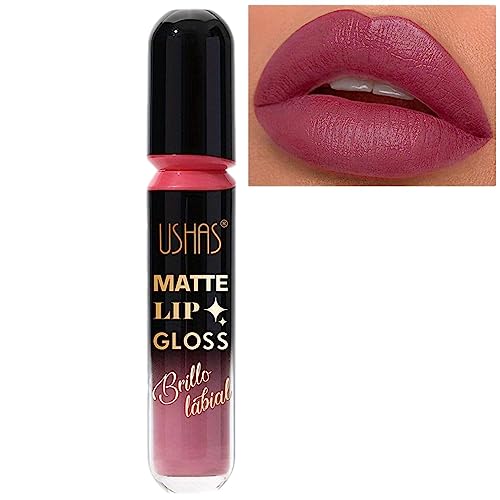 Langanhaltender Lippenfleck,Lippenstift-Make-up | Feuchtigkeitsspendende Lippenkosmetik, nicht klebriger Cup-Lipgloss, wischfester Lippenstift für Frauen und Mädchen Teksome von Teksome