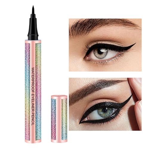 Langlebige Eyeliner - Hochpigmentierter flüssiger Eyeliner-Stift, tierversuchsfreie Eyeliner,Augen-Make-up-Zubehör für Dating, Party, Reisen, Zuhause, Zusammenkünfte, Arbeit Teksome von Teksome