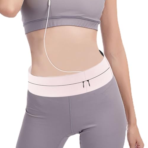 Laufgürtel, verstellbarer Handy-Gürtel, schmale Gürteltasche, Workout-Ausrüstung für Workout, Laufen, Reisen, Wandern, Laufen, Geschenk für Damen und Herren Teksome, rose, 1 von Teksome