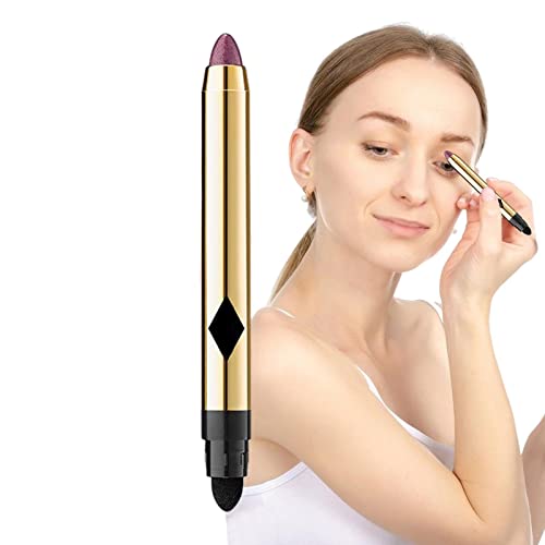 Lidschattenstift,Wasserfester doppelseitiger Lidschattenstift | Highlighter Make-up-Stick, Lidschatten-Stick, feiner Glitzer-Eyeliner Teksome von Teksome