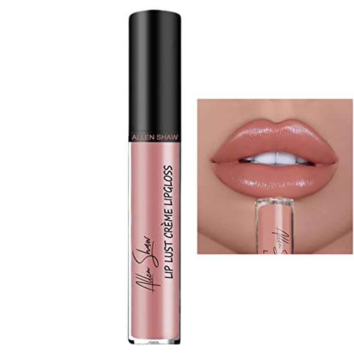 Lipgloss-Mattstift,Non-Stick Velvety Matte Liquid Lipstick Make-up-Set | Lip Stick Stain Packs Matte für Frauen mit dunkler Haut, Red Mat Original 24 H Teksome von Teksome