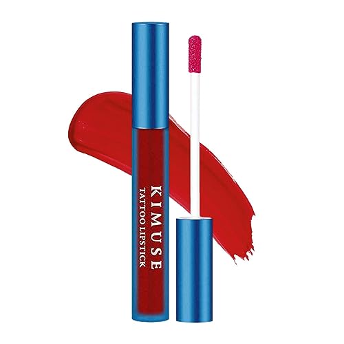 Lippenfleck abziehen und sichtbar machen - Abreißbarer Lippenstift | Peel Off Masque Lippentönungen, Lip Stain Gloss, wasserfest, antihaftbeschichtet, langlebig, abziehbar und schön aussehend Teksome von Teksome