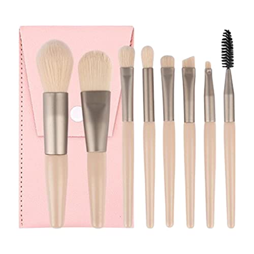 Make-up-Pinsel-Set mit Etui – Augen-Make-up-Pinsel-Set | Frauen Augen-Make-up-Pinsel-Set, Lidschatten-Pinsel für Augen, Make-up-Pinsel-Set Professionell, mit Etui für Augenbrauen, Verblenden, Eyeliner von Teksome