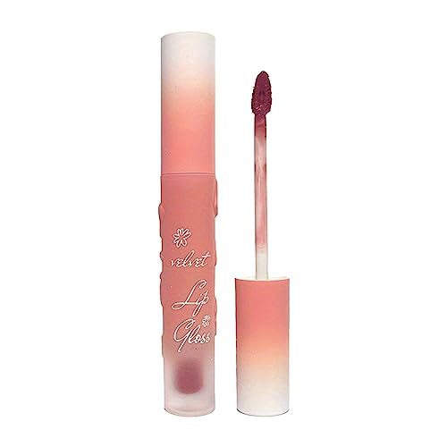 Matter Lipgloss, Flüssiger Lippenstift, nicht klebriger Lippenfleck, mattes Make-up, Langlebiges Lipgloss-Set, pigmentiertes, wasserfestes Lippen-Make-up, Geschenk für Mädchen und Frauen Teksome von Teksome