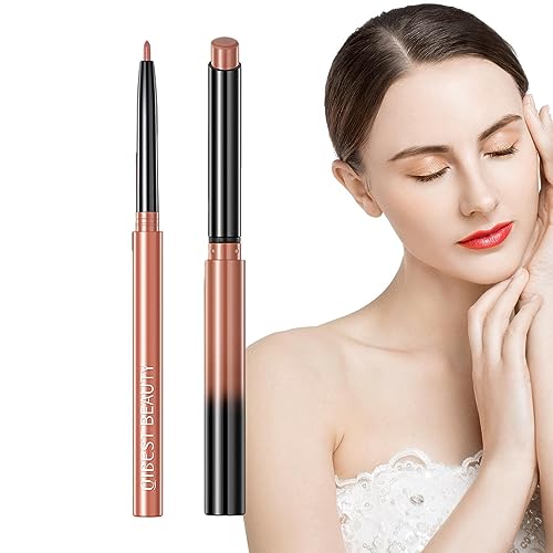 Mattes Lippenstift- und Lipliner-Set,Velvety Nude Lip Stain Wasserfester Lippenstift - Matter Antihaft-Cup-Lipgloss, langlebige Kosmetik für Frauen Teksome von Teksome