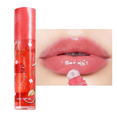 Roller-Lipgloss, Lip Smackers für Mädchen, tragbare Lippenfeuchtigkeitscreme, transparenter Lipgloss mit fruchtigen Aromen für Kinder und Jugendliche, kinderfreundlich, Partygeschenke von Teksome