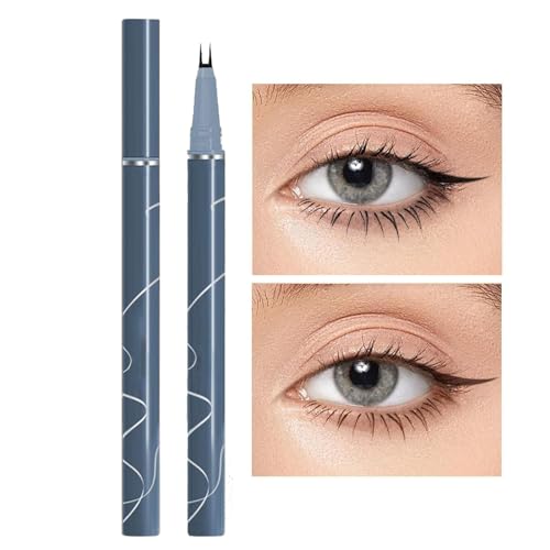 Teksome 2 Stück Doppelspitze-Unterwimpernstift – Wasserdichter Doppelspitze-Unterwimpernstift, superschlanker Eyeliner, flüssiger Eyeliner, natürliche 3D-Unterwimpern für Augen-Make-up von Teksome