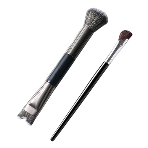 Teksome Contour Blending Brush - Contour Makeup Brush | 2-in-1 Anti-Rutsch-Griff Make-up Zubehör zum Hervorheben von Lidschatten Teksome Contour Blending Brush - Contour Makeup Brush | 2-in-1 Anti-Rutsch-Griff Make-up Zubehör zum Hervorheben von Lidschatten von Teksome